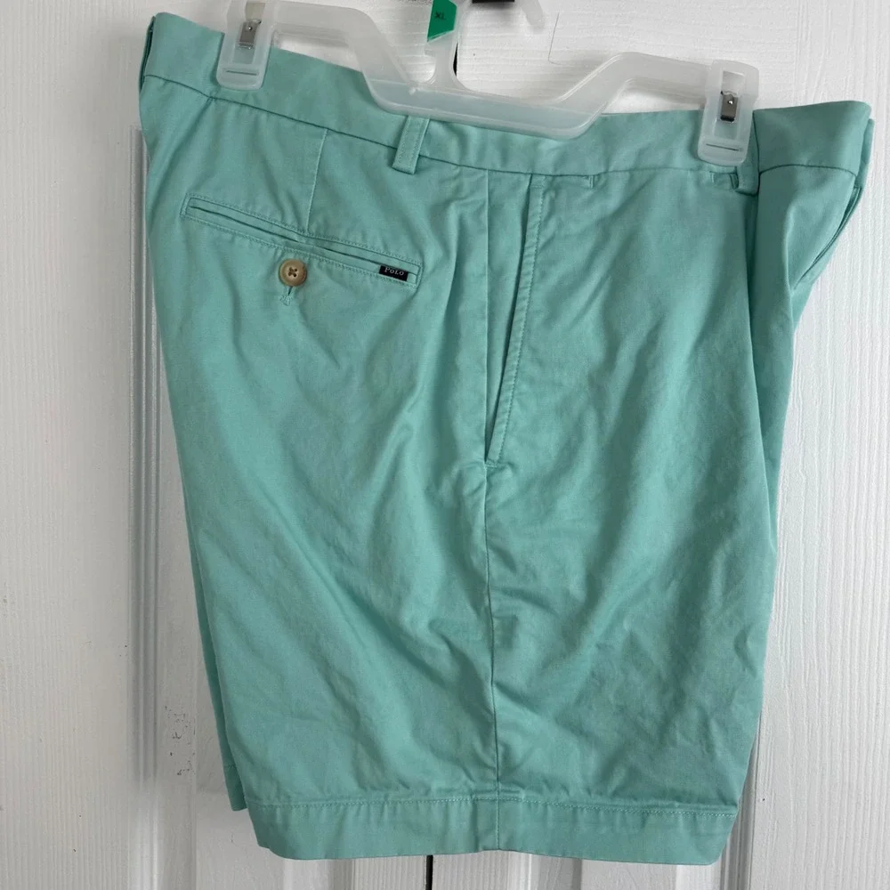 Polo Ralph Lauren‎ Shorts Mens 32 Mint Green Chino Stretch Classic Fit